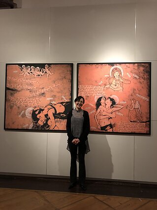 Laisvydės Šalčiūtės ir Gehardo Demetzo paroda „Coming Out“ Mantujos kunigaikščių rūmuose.