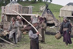 Mini serialo „Atila“ filmavimo akimirkos