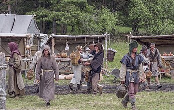 Mini serialo „Atila“ filmavimo akimirkos