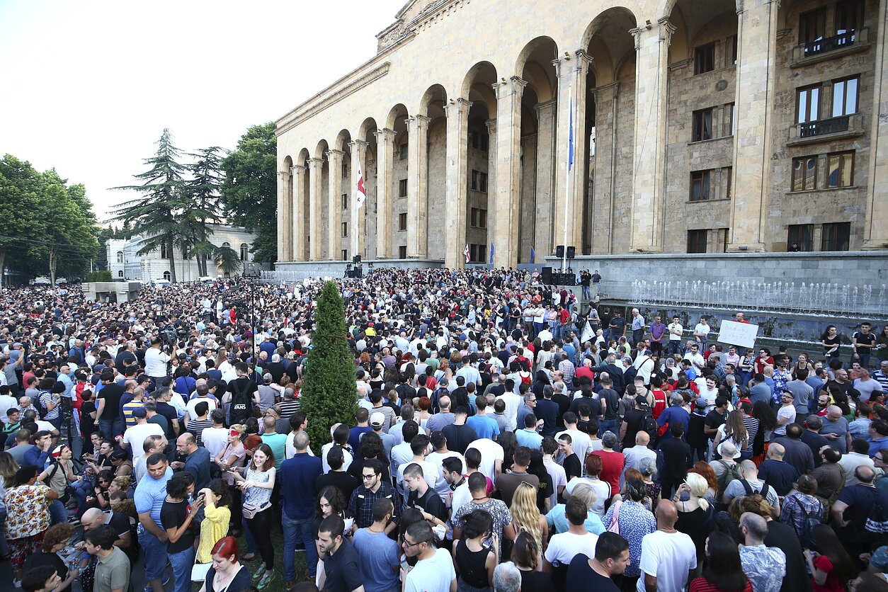 Protestai Sakartvele