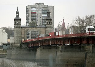 Мост, разделяющий Литву и Калининградскую область