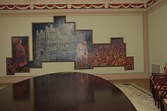 Šarūno Saukos paveikslas „Tūkstantmetis“ Prezidentūroje Šarūno Saukos paveikslas „Tūkstantmetis“ Prezidentūroje