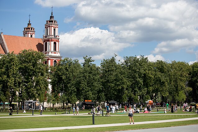Dabartinė Lukiškių aikštė 