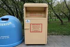 Dėvėtos tekstilės konteineris