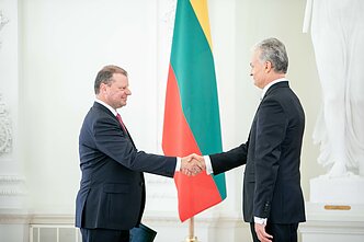 Saulius Skvernelis ir Gitanas Nausėda
