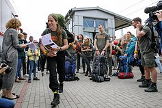 Ekspedicijos „Misija Sibiras“ dalyvių išlydėtuvės į Kazachstaną