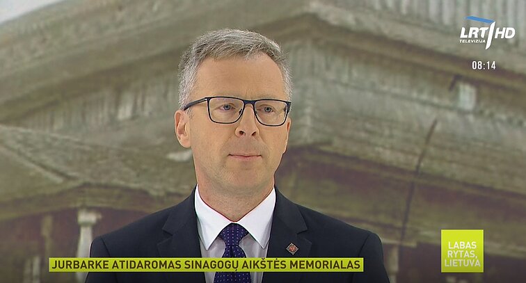 Rytoj Jurbarke atidaromas Sinagogų aikštės memorialas. Jurbarko meras Mockevičius teigia: manėme, kad memorialas – tik graži utopija
