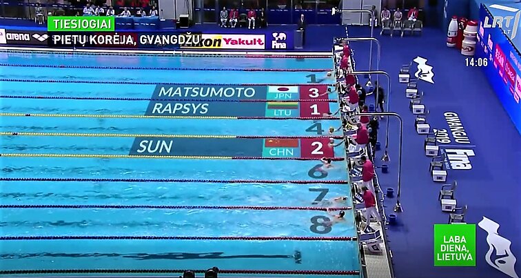 Iš rankų išsprūdęs medalis: rungtyje pirmas, bet diskvalifikuotas Danas Rapšys