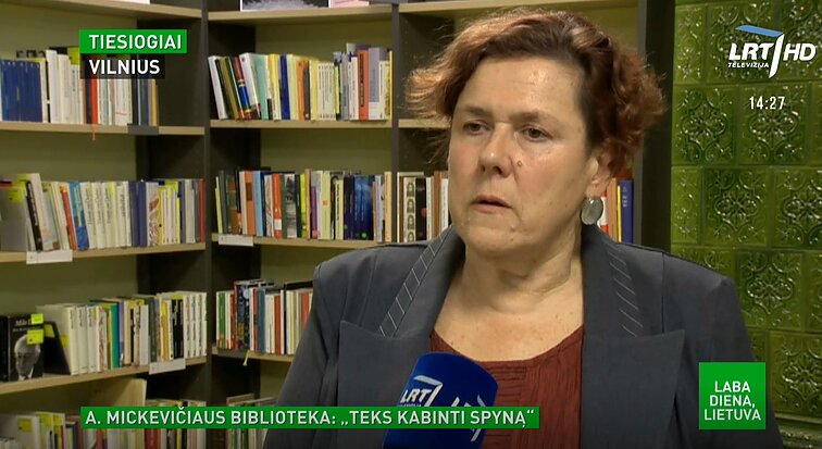 Adomo Mickevičiaus bibliotekos direktorė Emilija Banionytė apie įstaigos finansus: esame riebiame minuse