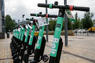 „Bolt“ paspirtukų pristatymas