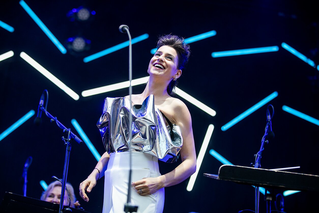 Asmik Grigorian koncertas Valdovų rūmų kieme 