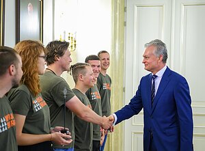 „Misija Sibiras“ dalyvių priėmimas prezidentūroje „Misija Sibiras“ dalyvių priėmimas prezidentūroje