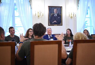 „Misija Sibiras“ dalyvių priėmimas prezidentūroje „Misija Sibiras“ dalyvių priėmimas prezidentūroje