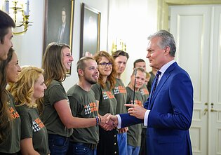 „Misija Sibiras“ dalyvių priėmimas prezidentūroje „Misija Sibiras“ dalyvių priėmimas prezidentūroje