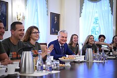 „Misija Sibiras“ dalyvių priėmimas prezidentūroje „Misija Sibiras“ dalyvių priėmimas prezidentūroje