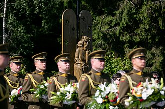 Medininkų tragedijos metinių minėjimas prie Medininkų memorialo Medininkų tragedijos metinių minėjimas prie Medininkų memorialo