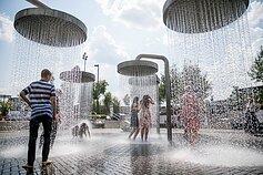 Fountains in Vilnius