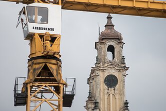 Construction in Vilnius Old Town
