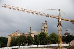 Construction in Vilnius Old Town