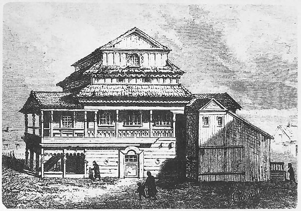 Mykolas Elvyras Andriolis, Jurbarko sinagoga (1872)