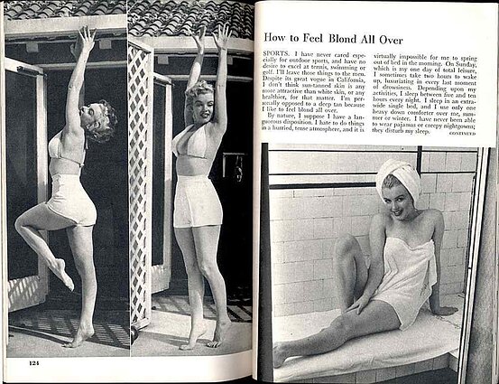 Interviu 1952 m. žurnale su Marilyn Monroe