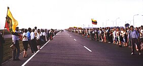 Baltijos kelias, 1989 m. rugpjūčio 23 d.