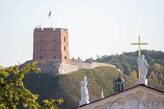 Gediminas Tower, what remains of Gediminas' medieval castle in Vilnius