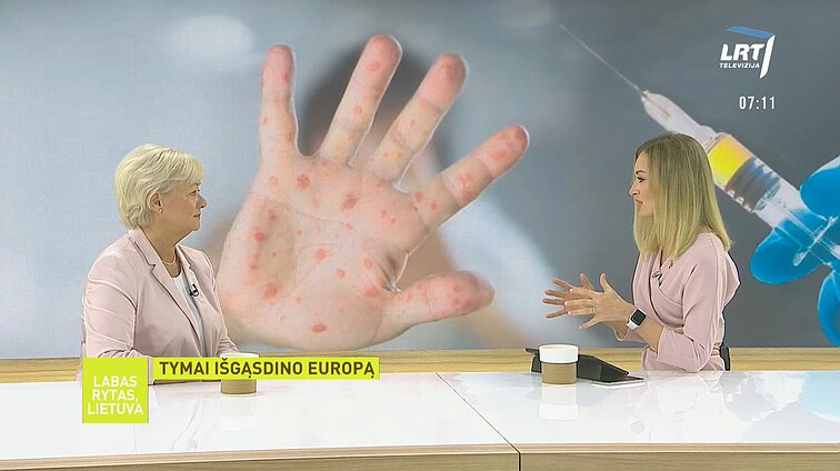 „Labas rytas, Lietuva“ I d. Europą išgąsdinę tymai: protrūkis sustabdytas, bet į ligos prevenciją negalima numoti ranka