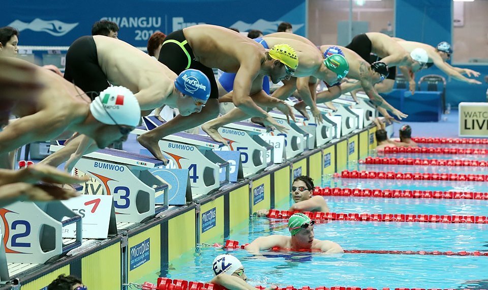FINA pasaulio veteranų čempionato akimirka