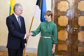 Gitanas Nausėda and Kersti Kaljulaid Gitanas Nausėda and Kersti Kaljulaid