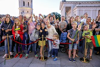 Baltijos kelio 30-metis Katedros aikštėje