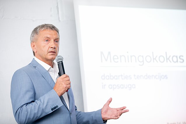 Diskusija „Meningokokas B: dabarties tendencijos ir apsauga“. Rimantas Kėvalas 