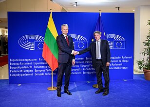 Gitanas Nausėda Briuselyje Gitanas Nausėda Briuselyje