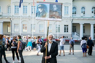 Po prezidentūros langais – dar vienas mitingas dėl Generolo Vėtros