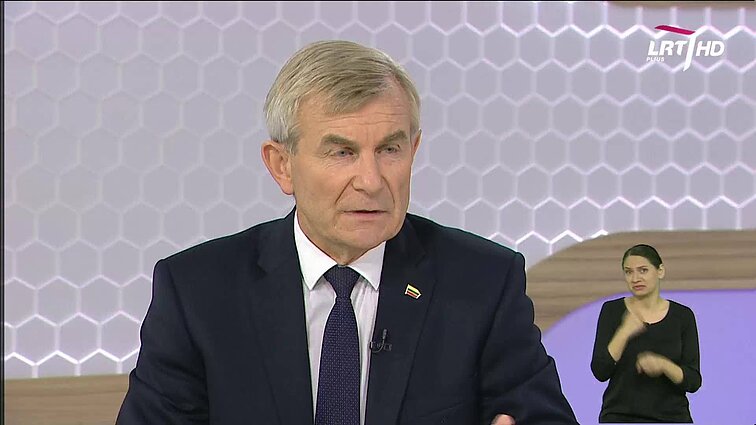 Dienos tema (su vertimu į gestų k.)