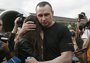 Oleg Sentsov in Kyiv