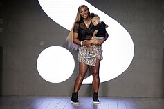 Serena Williams su dukra Serena Williams su dukra