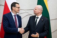 Mateuszas Morawieckis ir Saulius Skvernelis