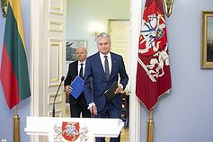 Saulius Skvernelis ir Gitanas Nausėda