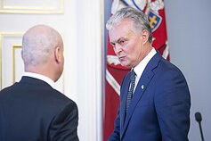 Saulius Skvernelis ir Gitanas Nausėda