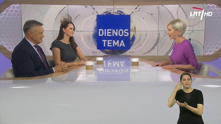 Dienos tema. Robertas Dargis: manau, turėsime aktyvų prezidentą, kuriam valstybės vidus – ne karšta bulvė (su vertimu į gestų k.)