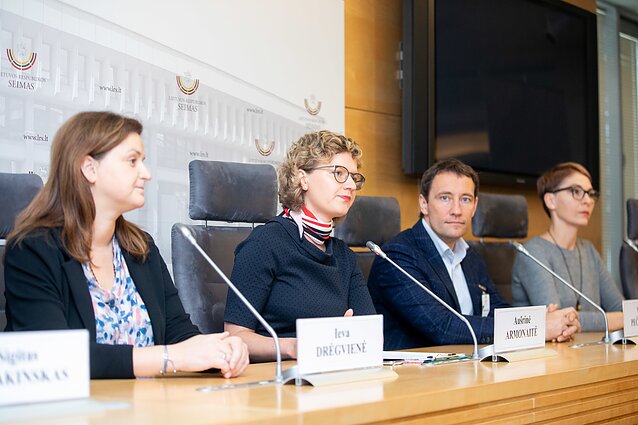 Aušrinės Armonaitės spaudos konferencija apie kaulų čiulpų donorystę Lietuvoje