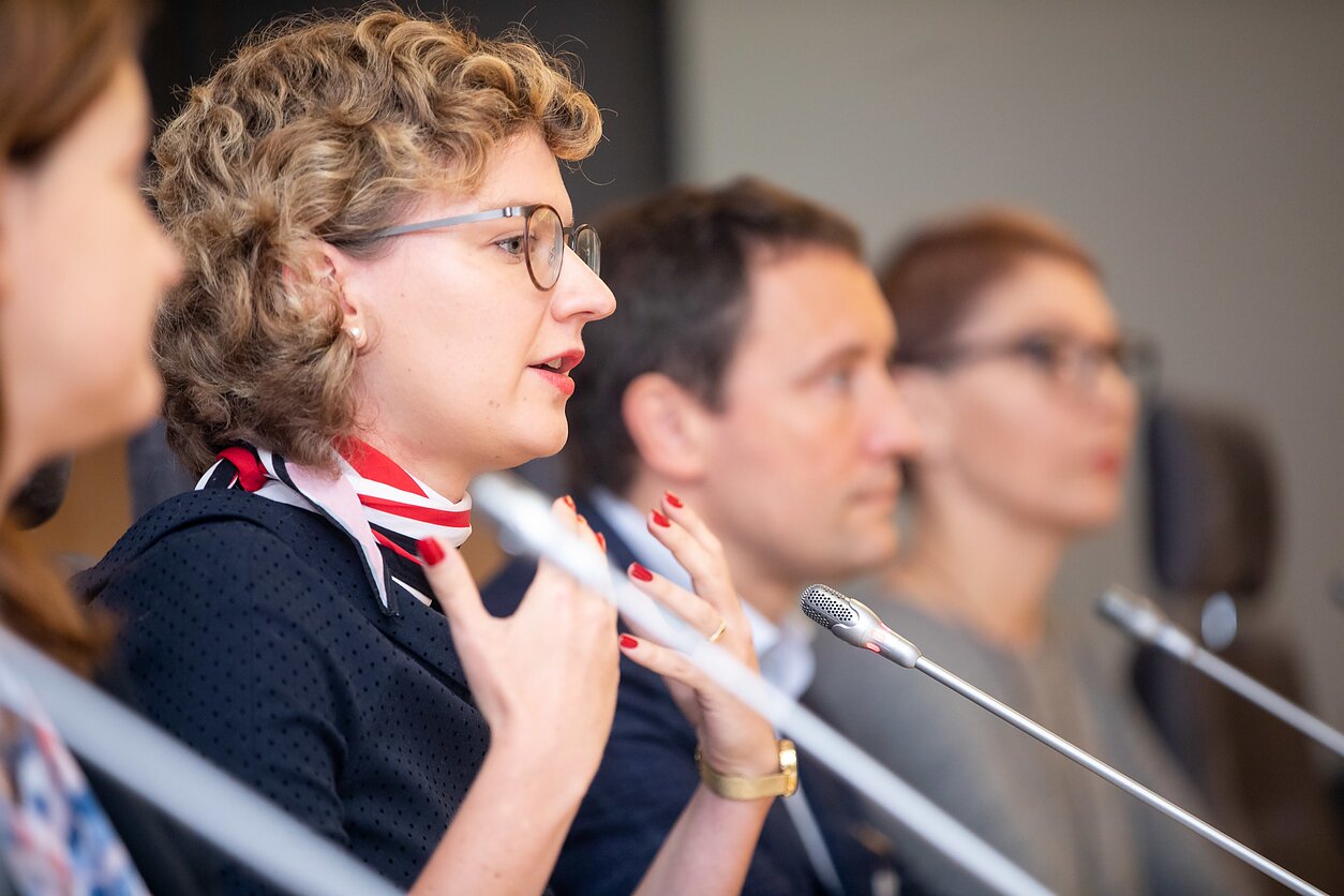 Aušrinės Armonaitės spaudos konferencija apie kaulų čiulpų donorystę Lietuvoje