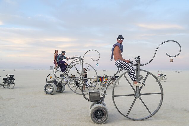 Dviračiai „Burning Man“ 2019 m. 