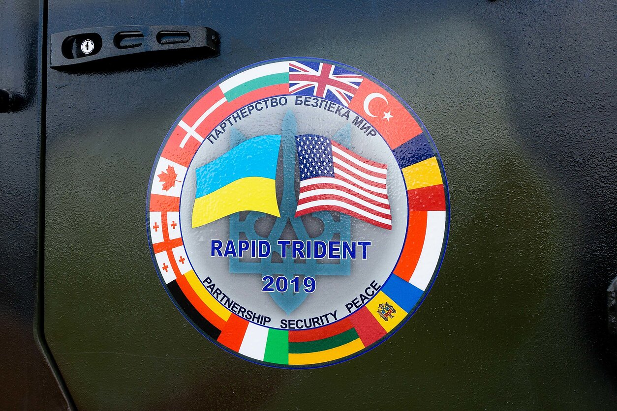 NATO-Ukraine  joint drill Rapid Trident 2019
