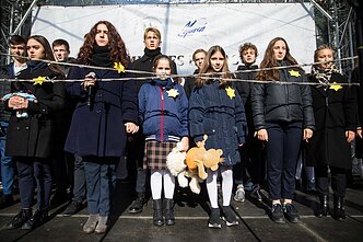 Vilnius held a March of the Living and a commemorative event in Rūdininkų Square to mark the national Holocaust remembrance day on Monday.