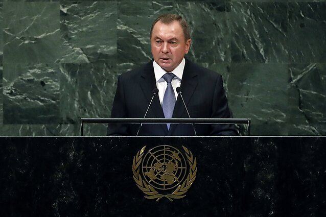 Belarusian Foreign Minister Vladimir Makei 