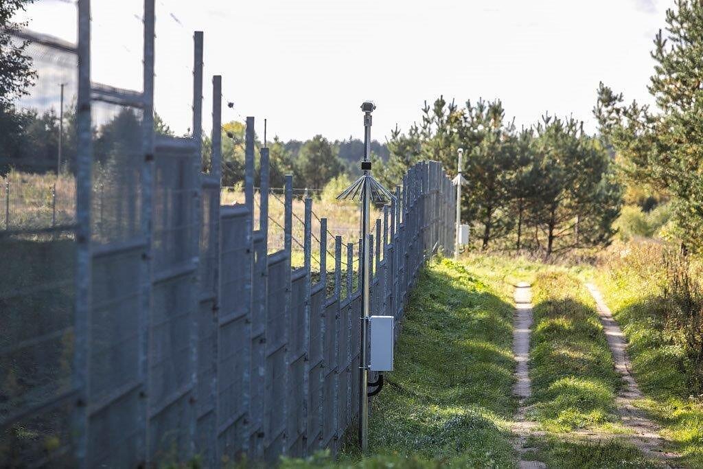Border with Belarus.