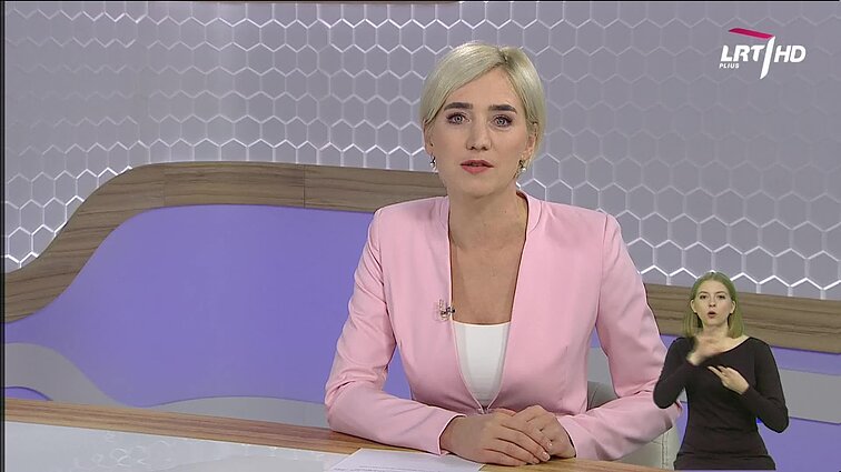 Dienos tema (su vertimu į gestų k.)