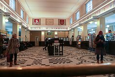 The grand hall of the Kaunas Central Post Office